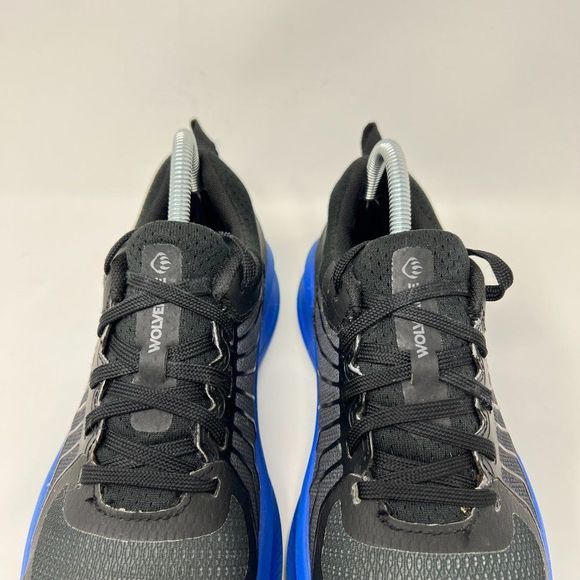 Wolverine Work Shoe Steel Toe Size 9W Women’s Non-Slip Black Blue Sneakers - Picture 5 of 10